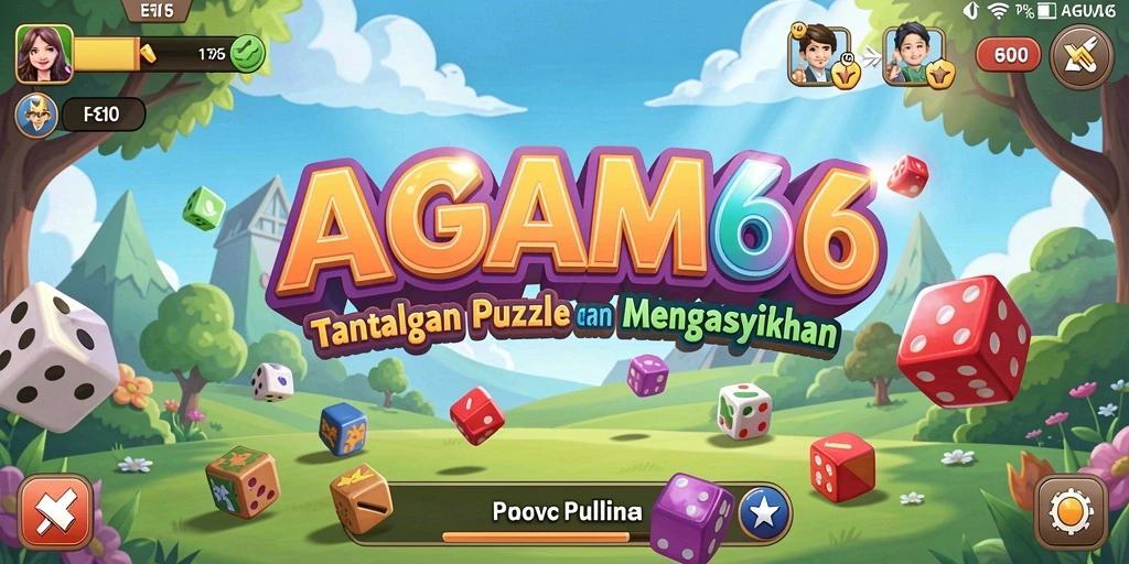 Tampilan gameplay seru dari AGAM66 dengan tantangan Puzzle.