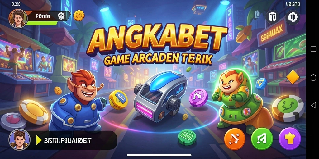 Tangkapan layar ANGKABET menampilkan gameplay arcade yang dinamis dan mengasyikkan.