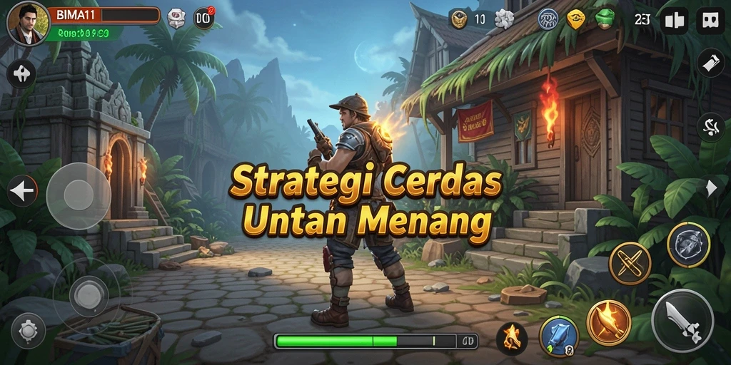 Screenshot BIMA11 menampilkan gameplay yang intens dan strategis.