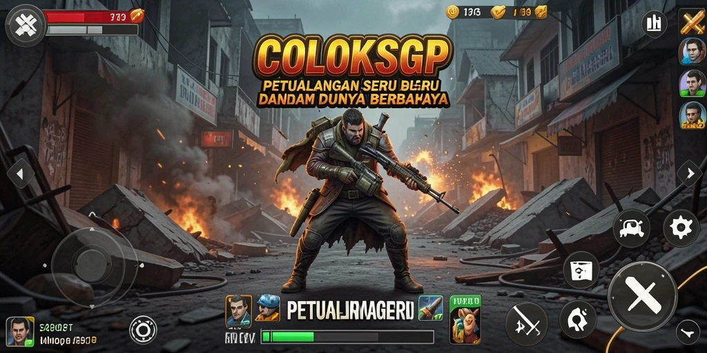 Screenshot utama COLOKSGP menampilkan petualangan seru di dunia penuh misteri.