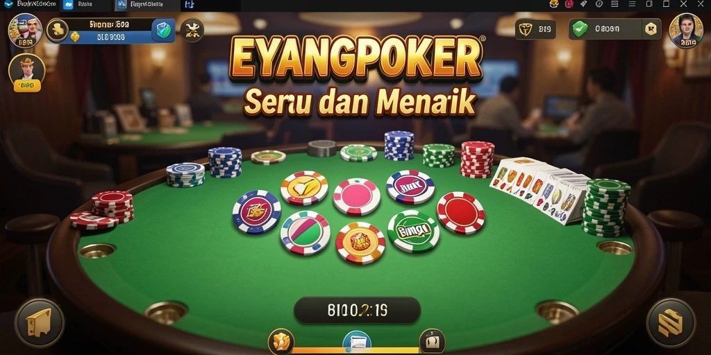 Gameplay seru dan menarik di EYANGPOKER yang penuh warna.