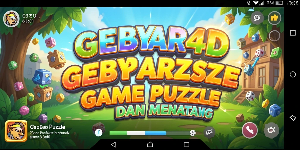 Tampilan gameplay GEBYAR4D yang menarik dan menantang.