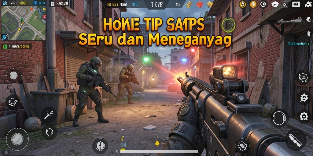 Tampilan gameplay HOKIVIP yang mendebarkan dalam pertempuran TPS.