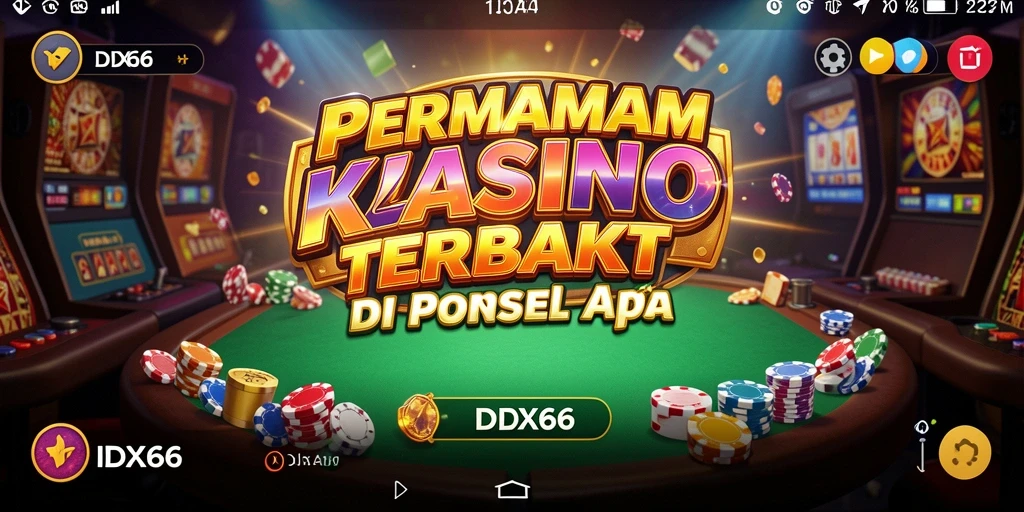 Tampilan gameplay seru dan menegangkan dari aplikasi Kasino IDX66.