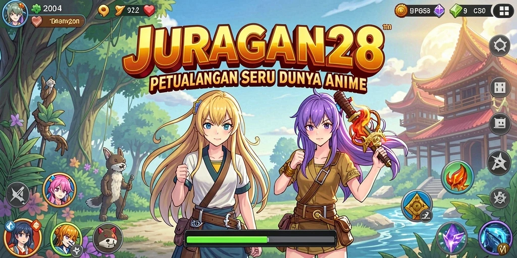 Tangkapan layar gameplay JURAGAN28 yang menarik dan penuh warna.