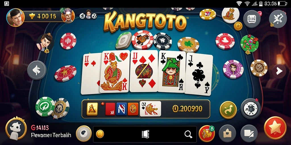 Gameplay seru di KANGTOTO, permainan Domino sangat menghibur.