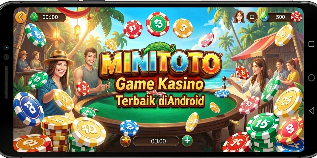 Tampilan gameplay menarik dari MINITOTO yang menampilkan suasana kasino.