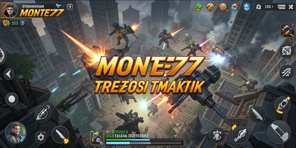 Tangkapan layar gameplay MONTE77 menampilkan aksi strategi mendebarkan.
