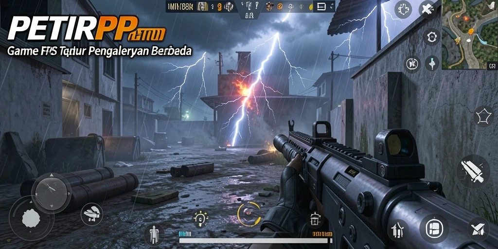 Screenshot gameplay <strong>PETIRRP</strong> menampilkan aksi menegangkan dan strategi tim yang efektif.