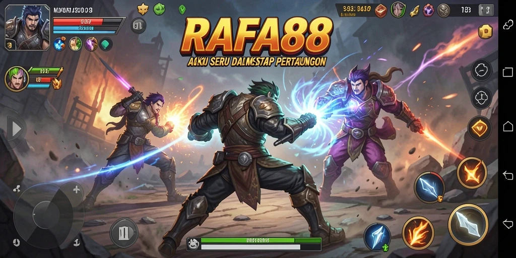 Tampilan gameplay RAFA88 yang penuh aksi dan menegangkan.