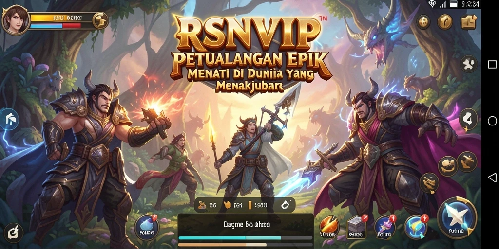 Tampilan gameplay RSNVIP yang menakjubkan dan mendebarkan.
