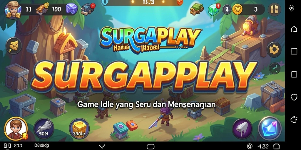 Tampilan gameplay Idle yang menarik dan interaktif di SURGAPLAY.