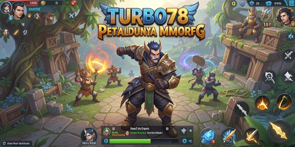 Tampilan gameplay menarik dari TURBO78 dalam dunia MMORPG.