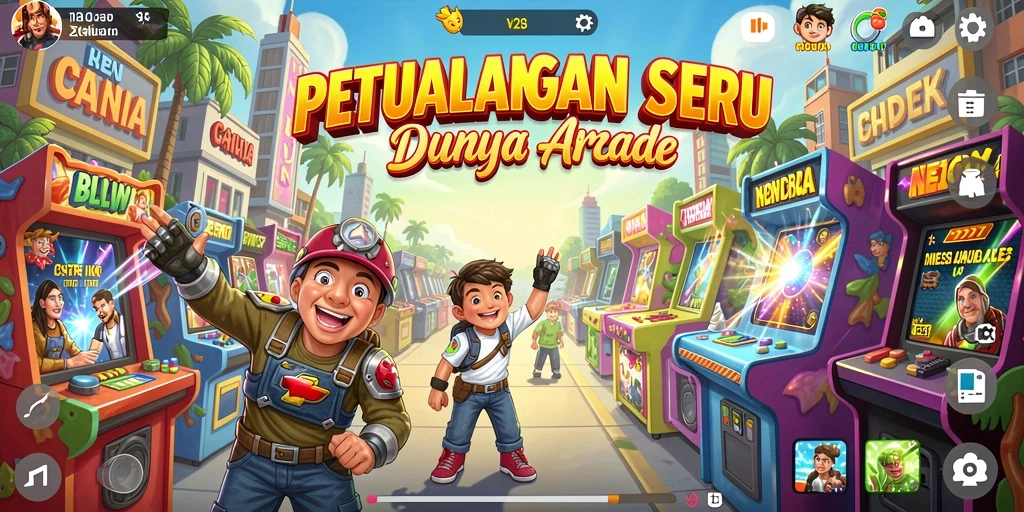 Tangkapan layar V21 menampilkan gameplay seru yang mengasyikkan.